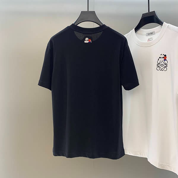 《大人気》ロエベ スナフジタ コラボ リラックスTシャツ 偽物 2色 loa00366